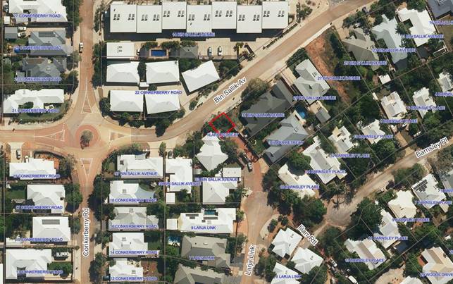 Aerial view of a neighborhood

Description automatically generated