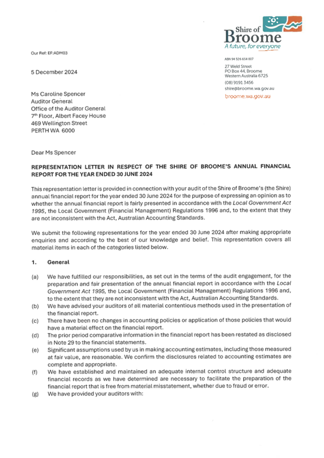 A letter of a financial statement

Description automatically generated with medium confidence
