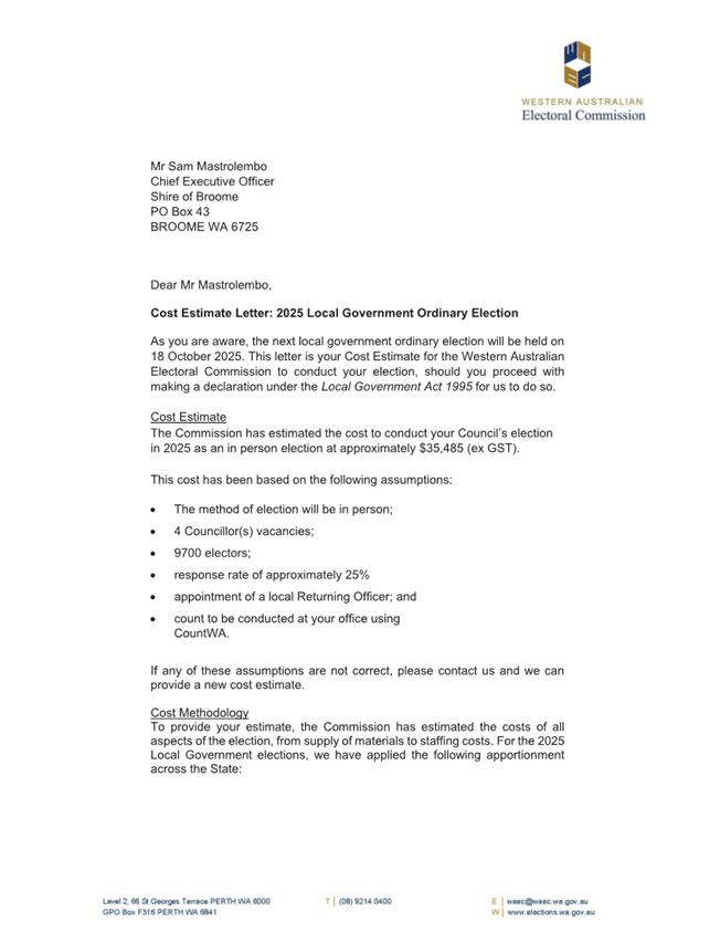 A letter of a vote

AI-generated content may be incorrect.