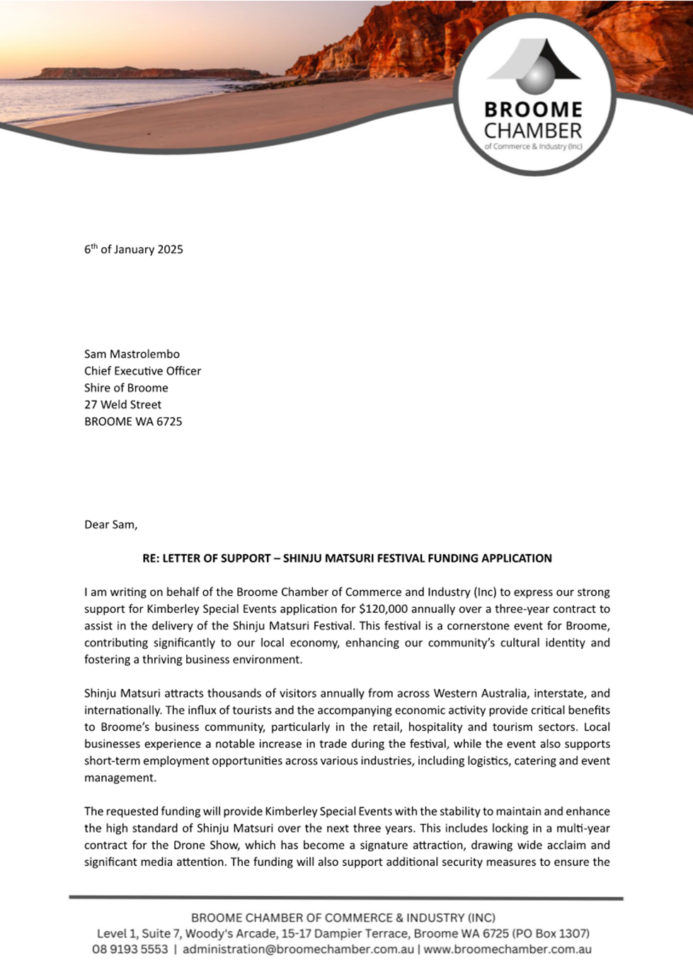 A letter of a contract

AI-generated content may be incorrect.